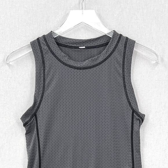 VIMMIA Perforated Tank Top Womens Small Gray Sleeveless Muscle Tee Workout - Picture 6 of 12